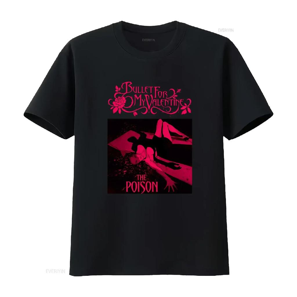 Bullet Valentine BFMV Metalcore Metal Band T Shirt 7 Merch Vintage Washed Top For Everyday Wear Stylish Stretched Streetwear