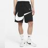 Nike Swoosh Colorblock Logo Print Knit Shorts Men Shorts Black DJ5373-010