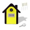 Box Key Lock Extra Safe Outdoor Large Capacity Wall Mounted 4 Combination Digit