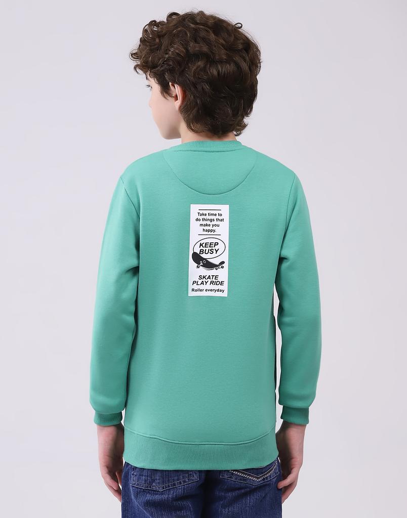 MONTE CARLO קפוצון בנים עגול צוואר עם שרוולים ארוכים