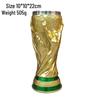 Herkules Pokal Fußballtrophäe Harz-Ornament - Weltmeisterschaft Gedenk-Fanpreis