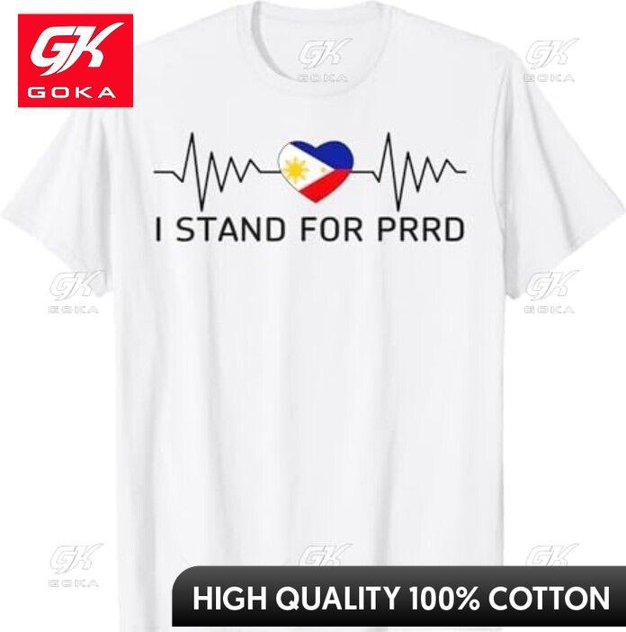 Digong Duterte Philippine TShirt Novelty Print Cute Classic Neckline Summer Look All Cotton T Shirt Short Sleeve S