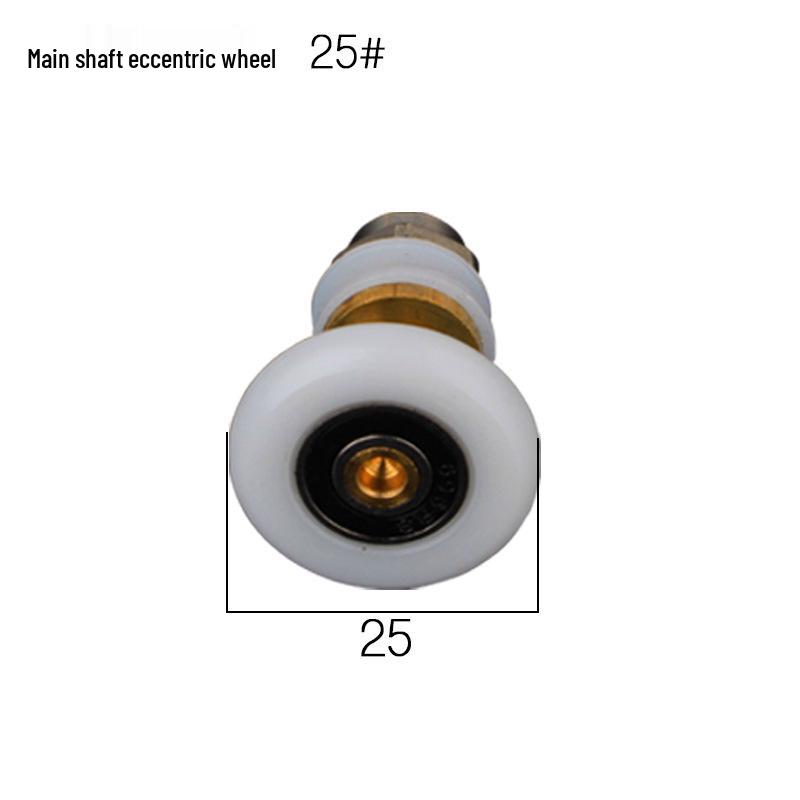 Vintage Shower Door Glass Sliding Pulley - Eccentric Wheel Accessories for Bathroom