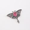 Pink Tourmaline Gemstone 925 Sterling Silver Jewelry Charm Pendant 1.2" For Gift CP-31-12