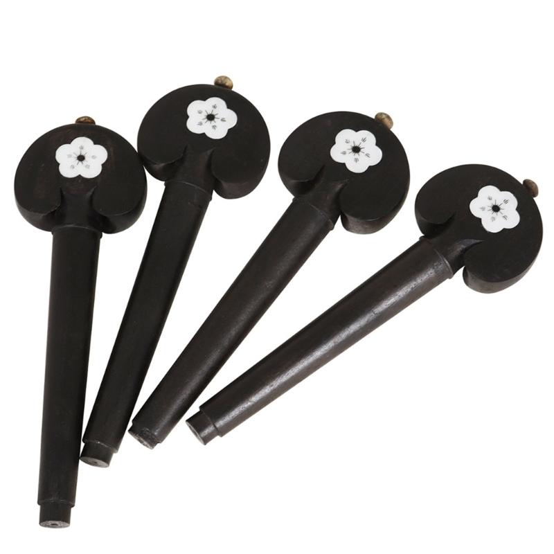 4Pcs Cello Tuning Pegs Replacement Wood Tuning Pegs Cello Tuning Pegs for Cello Tuning Cello Pegs Art Craft Supplies 1
