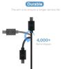 1M Micro-USB-Kabel für Android - Schwarz