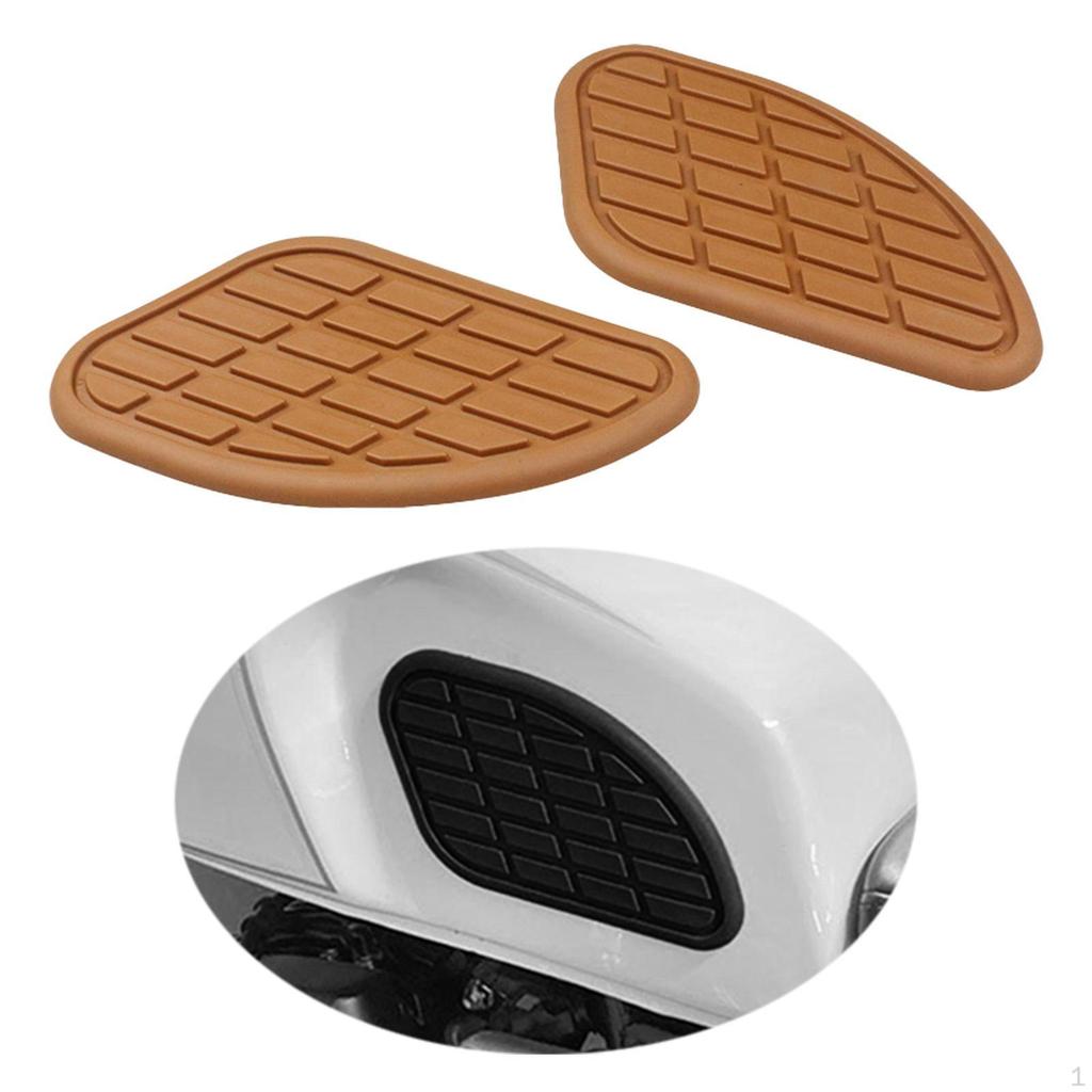 2 sztuki Nakładki na zbiornik motocyklowy Ochraniacze na kolana Naklejki Zamienne