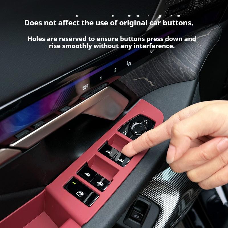 For BMW 5 Series I5 G60 2024-2026 Car Window Lift, Glass Panel Button Frame Interior Modification Supplies Interior Accessories