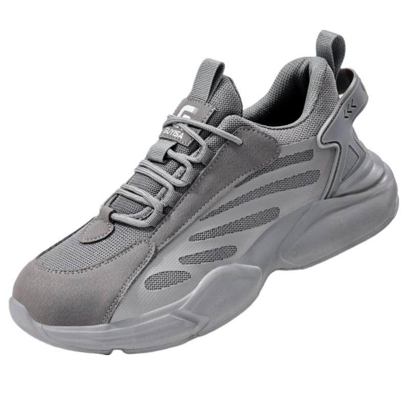 Labor Insurance Shoes Are The Same for Men and Women, Fashionable and Safe Steel Bag Head, Anti-smashing, Anti-piercing and Wear-resistant Shoes.