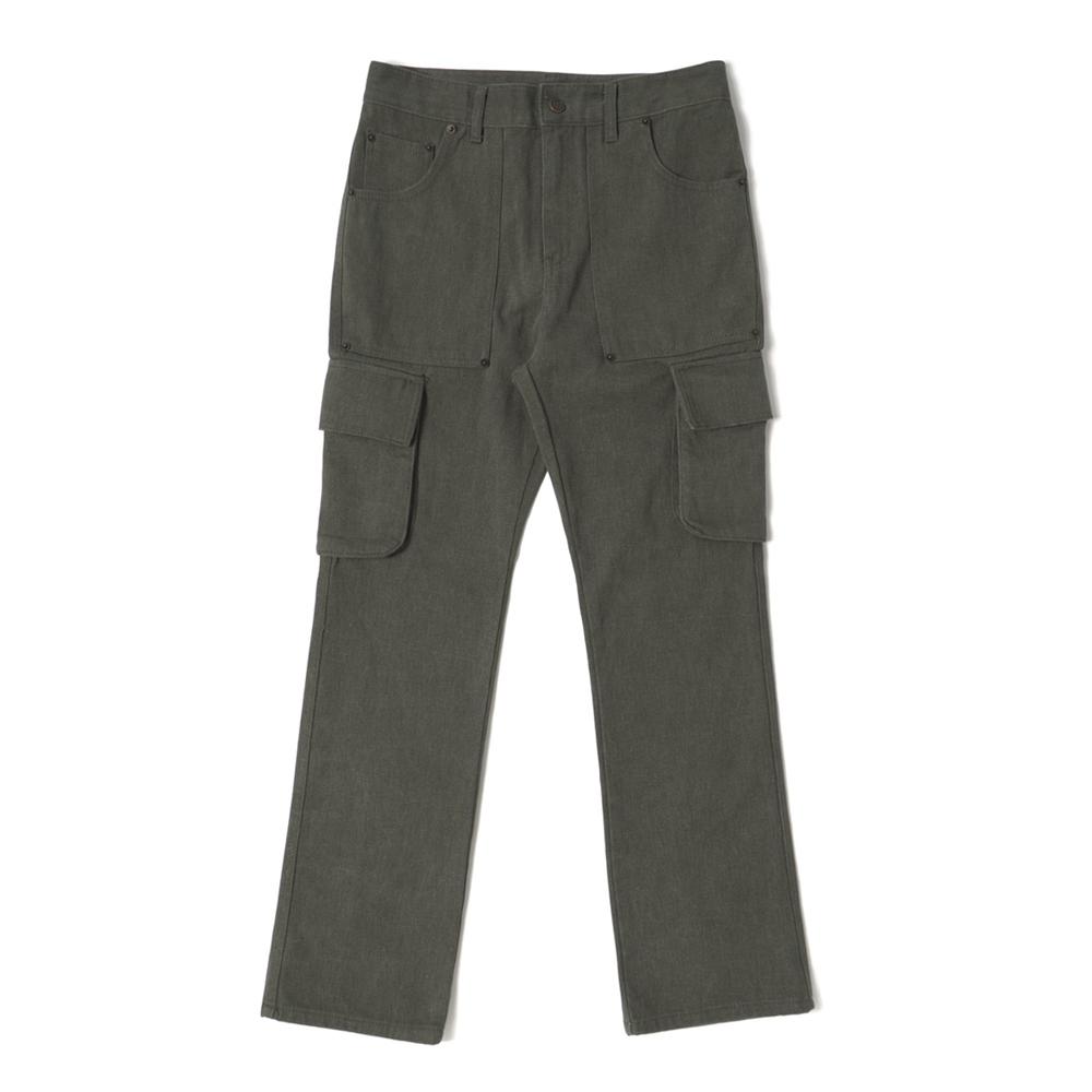 Pyucheolaeb Flares Pants - Khaki