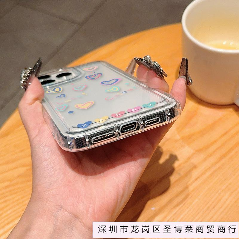 Full Screen Color Love Applies To iPhone15Pro iPhone Case 14/13 Anti-drop 12/11 Simple XR/XS