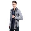 Designer Brand Plaid Men Scarves Winter Warm Cashmere Scarf Men's Pashmina Shawl Business Long Wraps Christmas Gift for Man