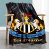 Newcastle 5 Personalized Name Blanket Gift Personalized Blanket Durable Comfort Great for Office Chair Office Living Room Seaside