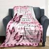 Pink butterfly Cozy Blanket Warmthful Decor Suitable for Sofa Couch Office Bed Picnics Ideal for All Seasons Stylish Decor Ideal Gift Y33