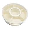 Divided Serving Tray with Lid PP PET Sealed Rotatable Clear Snack Spinner Food Platter Charcuterie C