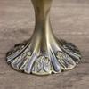 European Engraved Slim Neck Metal Vases Flower Arrangements Container Bud Vases For Home Table Centerpieces Decors