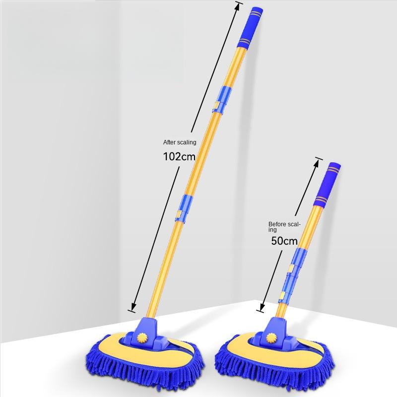 

Швабра для мойки автомобилей, выдвижная, изогнутая, с длинной ручкой Blue