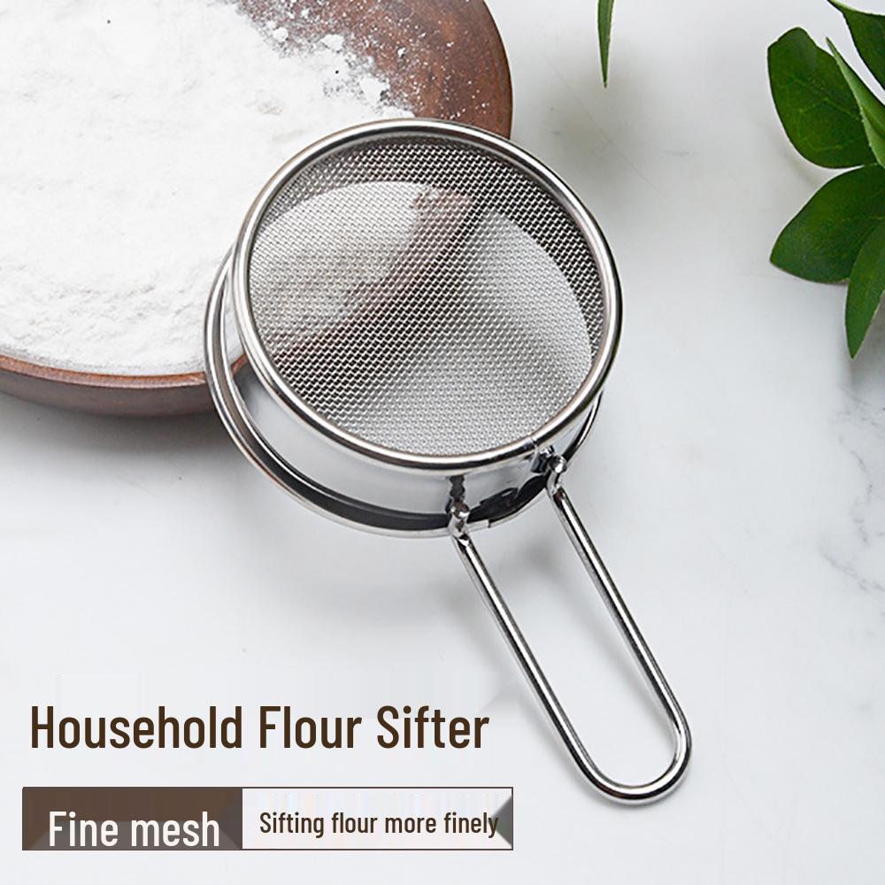 Ultra-Fine Stainless Steel Mini Sieve for Flour, Sugar, and Cocoa