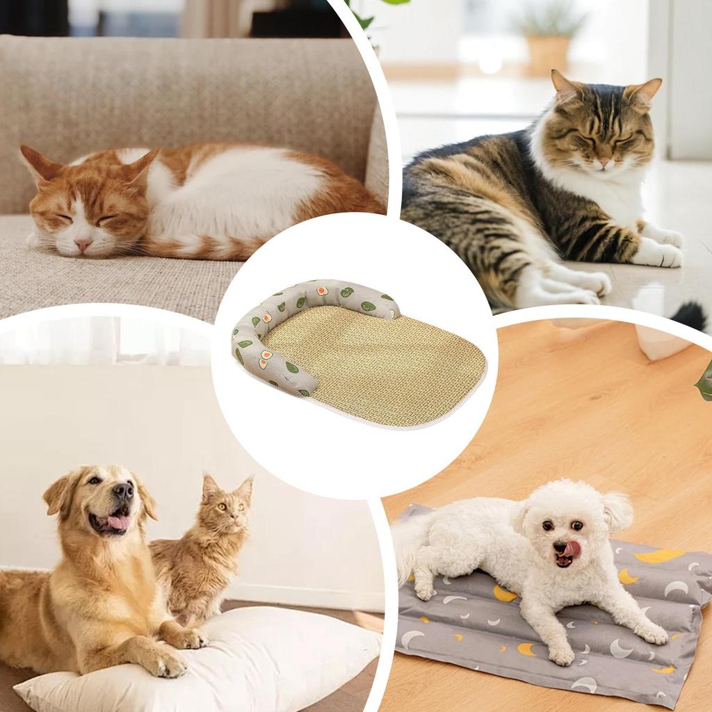 Pet Cooling Mat Dog Bed Nest Four Seasons Universal Temperature Regulation Wear Resistant Scratch Proof Pet Home Supplies