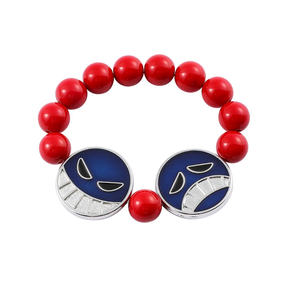 One Piece Whitebeard Fire Fist Ace Zinc Alloy Necklace Pendant