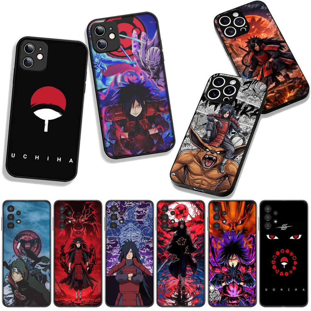 Phone Cover Itachi Uchiha Madaras Narutos Casing for Apple iPhone 16 15 14 Plus 13 12 Mini 17 Pro Max + ProMax 16E Air 15+ Case