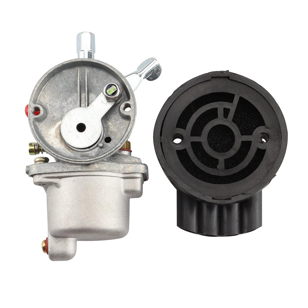 19mm Carburetor with Air Filter For 2 Stroke 50cc 60cc 80cc Engine Motorized Bicycle Carb Carby Motorcycle Bike Parts