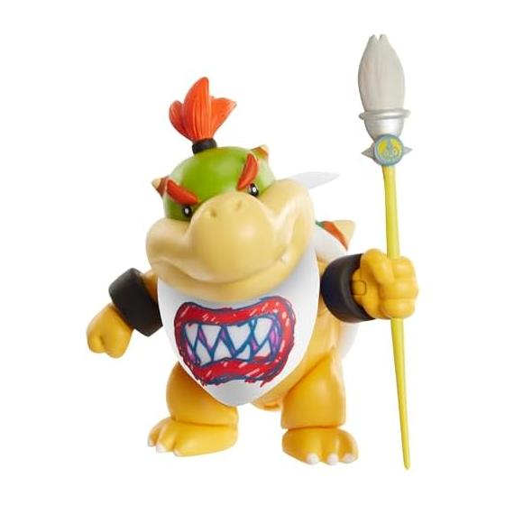 Sanei Boeki Super Mario Figure Collection Plus Bowser Jr. with Brush FCP-006