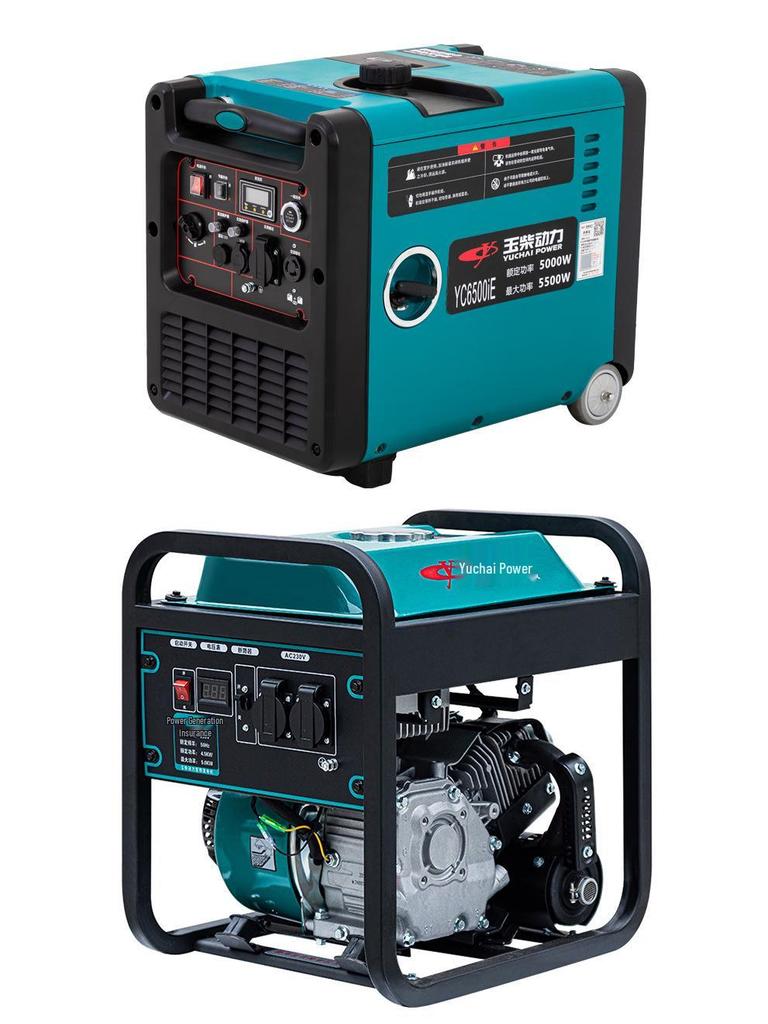 Yuchai Portable 220V Inverter Generator - Quiet, Compact Backup Power for Home, RV, Outdoor, and Camping Use