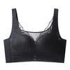 Thin Adjustable Women's Big Breasts Show Small Upper Support Lace Collection Breast Anti-sagging No Steel Ring Gathering Bra 11