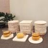 1/3/5Pcs Unfinished Natural Wood Coasters Non Slip Heat Resistant For Home Kitchen Coffee Bar Diy Projects