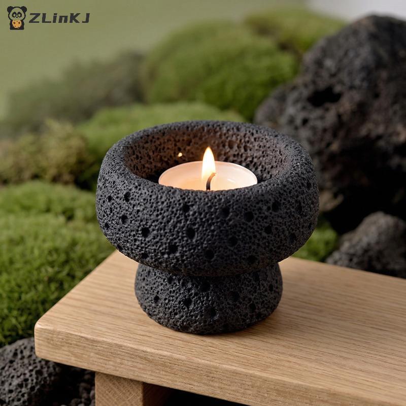 Candle Container Glass Candle Holder Heat Resistant Decorative Jar for Home Decor and Gift
