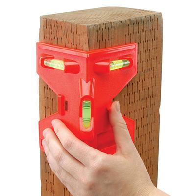 Verstellbarer Pfosten, Wasserwaage, Zaun, magnetisch, horizontal, vertikal, zusammenklappbar