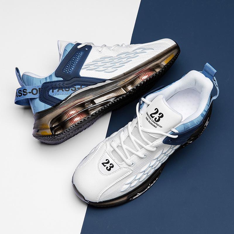 High-Top Men's Running Shoes - Youth and Casual Dad Sneakers for Spring