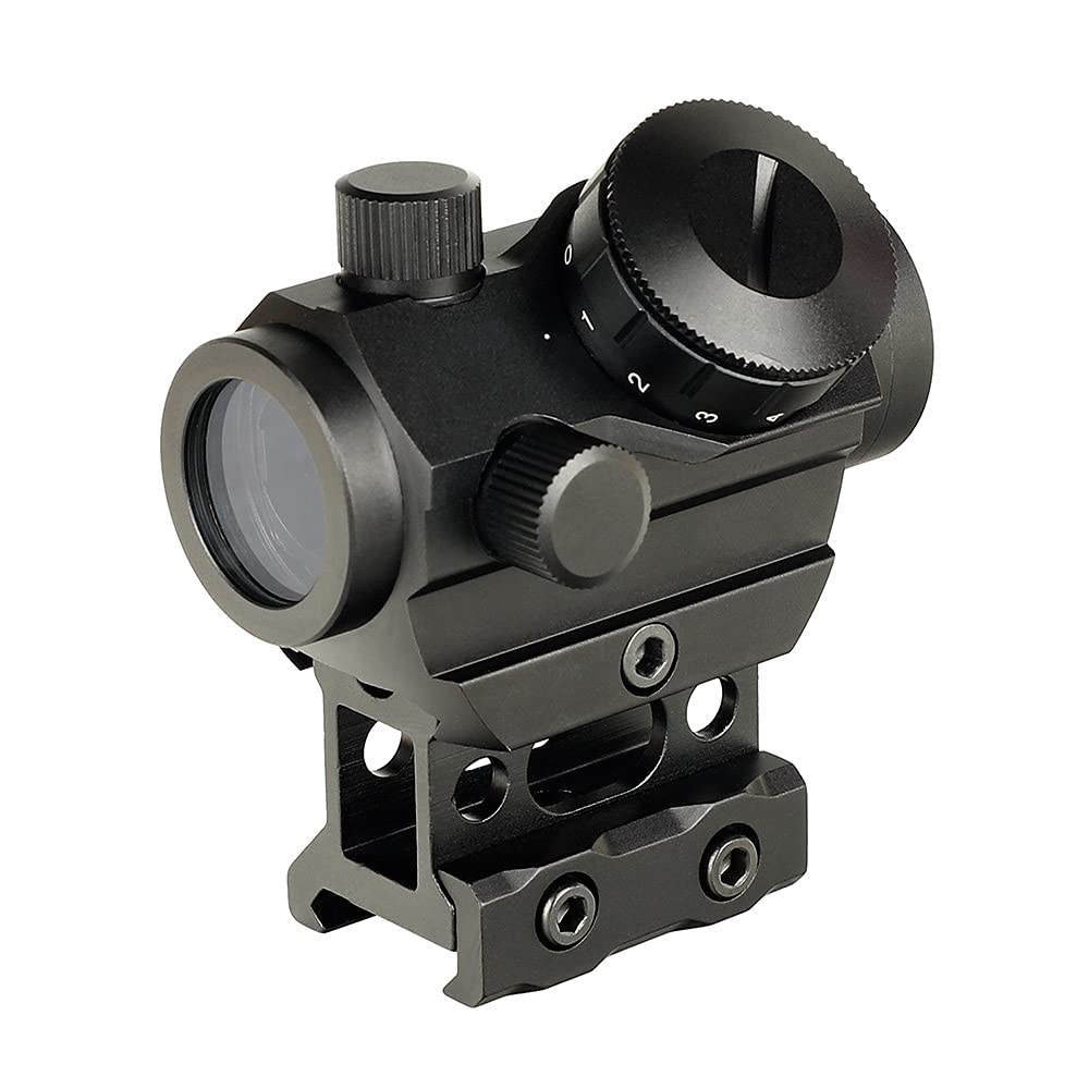 Ohhunt 1x25mm Dot Sight, Reflex Sight, 2MOA Dot Sight, Scope, 11-Level Digital Brightness Control, 20mm Rail Mount Base, for Outdoor Activities