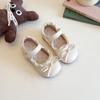 Buty księżniczki dla dziewczynek Lolita z koronkowym brzegiem Mary Jane Płaskie Dziecięce Miękka podeszwa Motyl Buty codzienne Maluch Dzieci Skóra PU Eleganckie buty