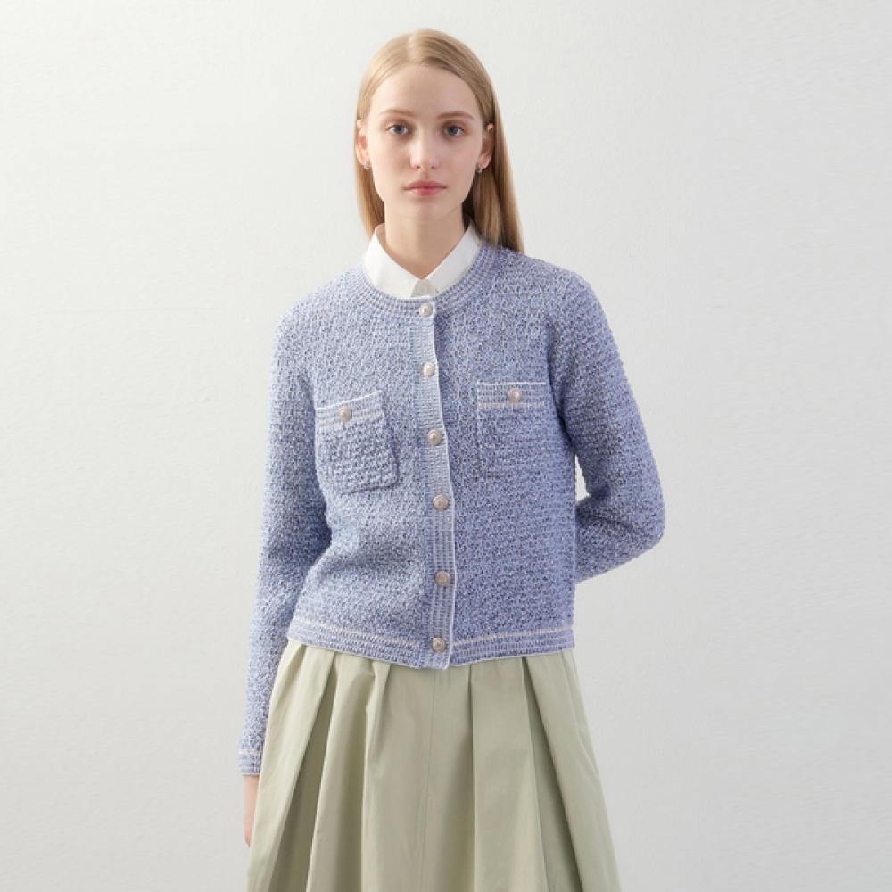 

[She S miSS] Glitter Punching Button Cardigan SSkcdo11570 beige/55