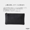 [CRAS] tatsuno (Crastano) Men's Pouch, Made in Japan with Genuine Japanese Leather, Clutch Bag, Bag-in-Bag, Small Item Case, Gadget Case, Small,