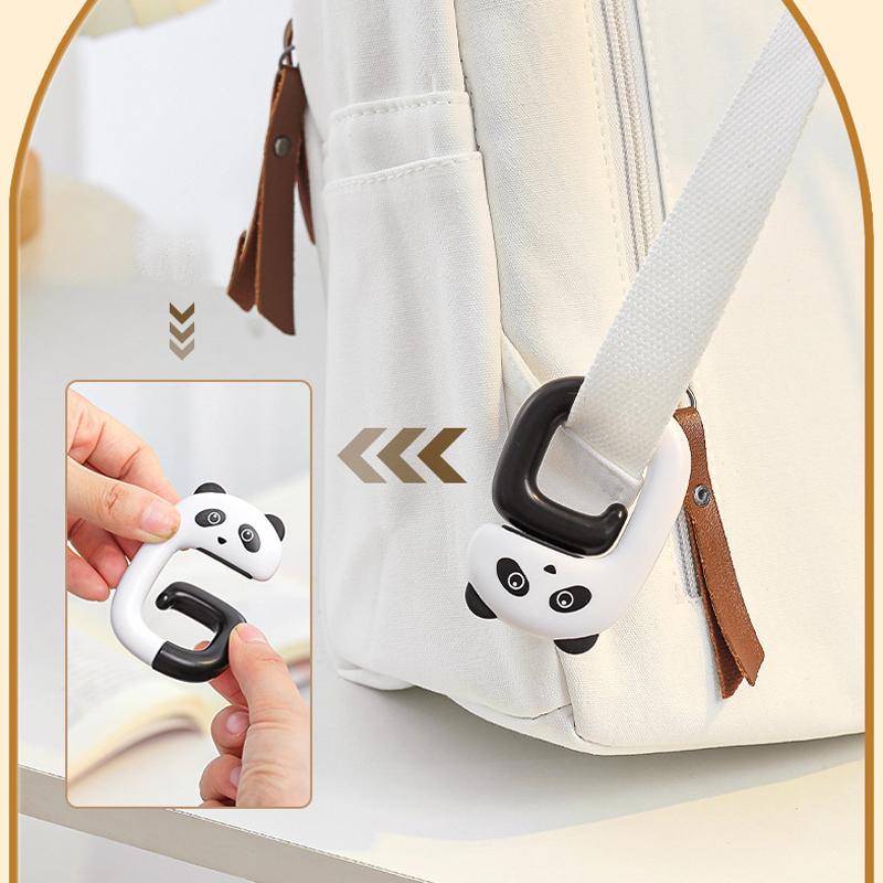1/2pcs Desktop Bag Hook Portable Table-Side Non-Slip Handbag Purse Hanger Hook for School Office Student Table Desk Backbag Hook