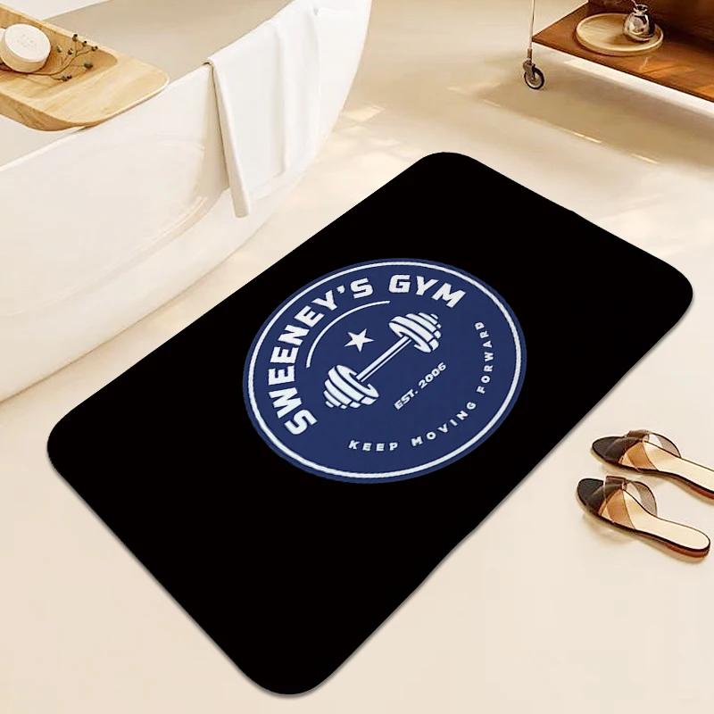 Gym Carpet for Bedroom Floor Mats Front Door Soft Living Room Funny Doormat Bathroom Hallway Sleeping Room Rug Aesthetic