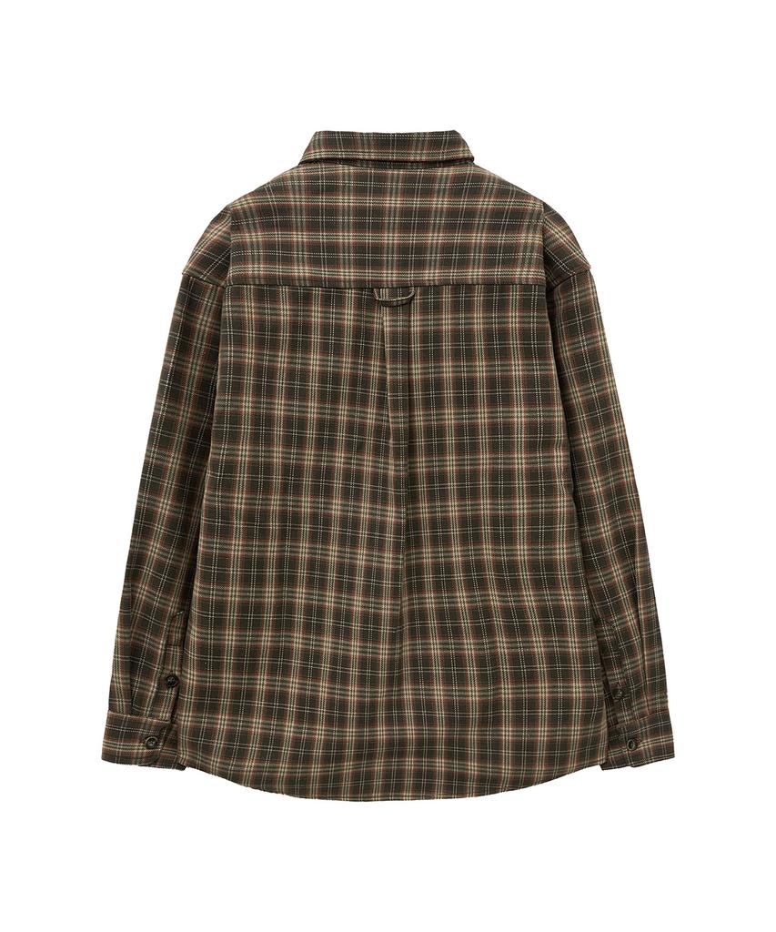 Big Union Twill Check Shirt (Brown)