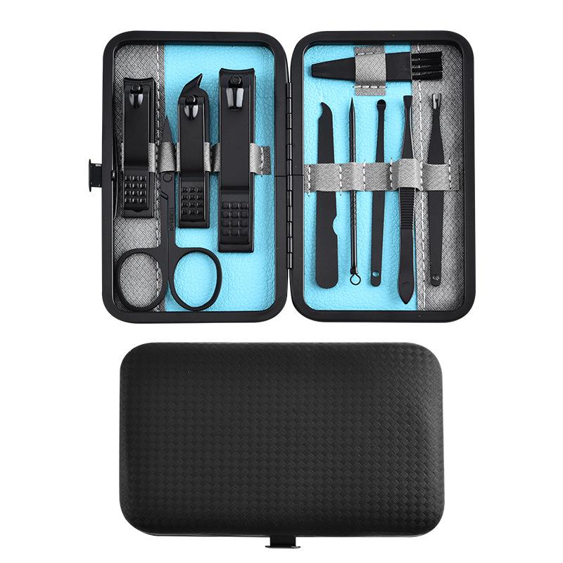 Portable 10-Piece Nail Clipper & Manicure Set - Perfect for Home or Travel, Ideal As a Christmas Gift