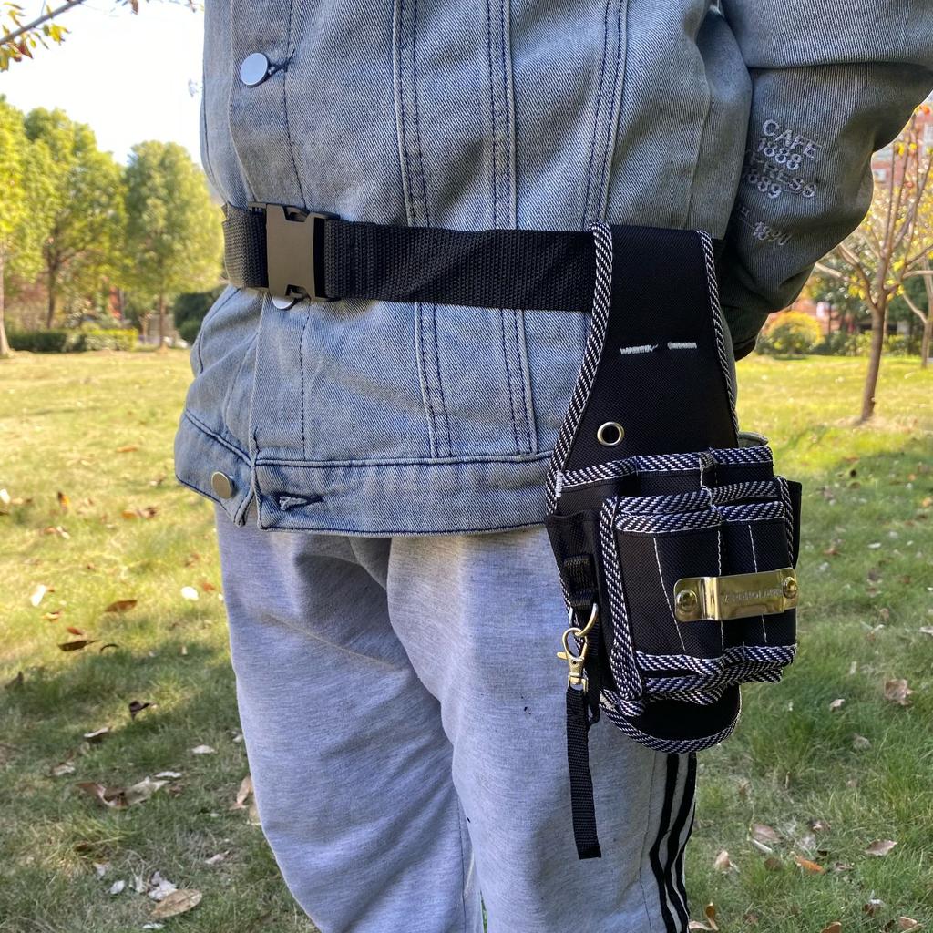 GJB810 9-in-1 hochwertiges Werkzeug Hüftgurt praktische Kit-Halterung 600D Nylon Stoff Werkzeug Elektriker Hüfttasche