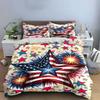 Patriotic Star Bedding Set Bedding Duvet Cover Set Duvet Cover Pillowcases (1 * Duvet Cover 2 * Pillowcases, Without Duvet Insert)