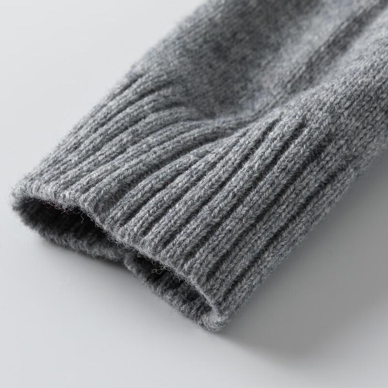 Hengyuanxiang Girls' Thickened Pure Wool Sweater