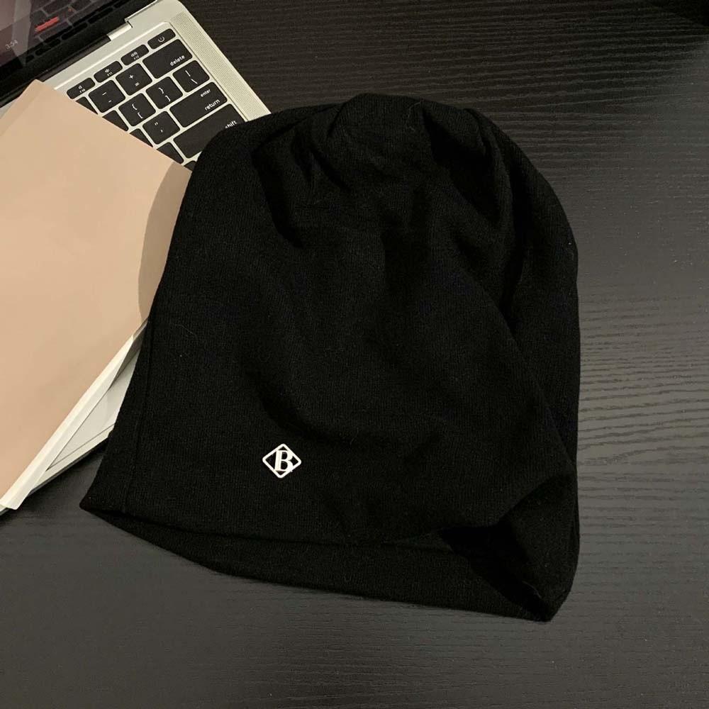 Thickened Slouchy Beanie Hat Breathable Warm Cold Headwear Korean Style Cap Travel
