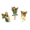 6 Piece Set Creative Flower Fairy Decoration Garden Micro Landscape Ornament Plug-in Flower Fairy