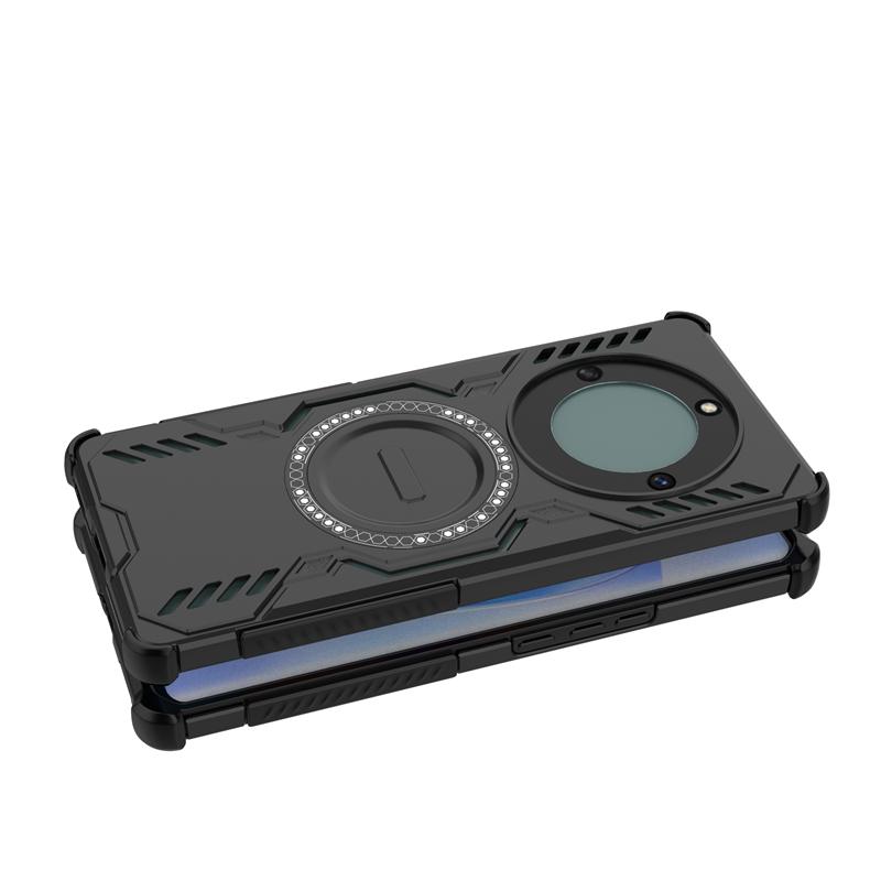 Pouzdro pro Honor X9A Pouzdro pro Honor X9A Anti-knock Armor PC Magnetická adsorpce Bezdrátové nabíjení Zadní kryt pro Pouzdro pro Honor X9A 6,67 palce