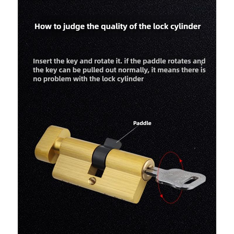 50-120MM Lock CylinderAll Copper Door Lock Cores At The Entrance Indoor Household Locks Available In Different Colors Cilindros