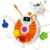 Montessori Baby Sensory Plug Toy for Toddlers Education Toys Fine Motor Learning Board Airplane Car Travel Activity Toys Gifts