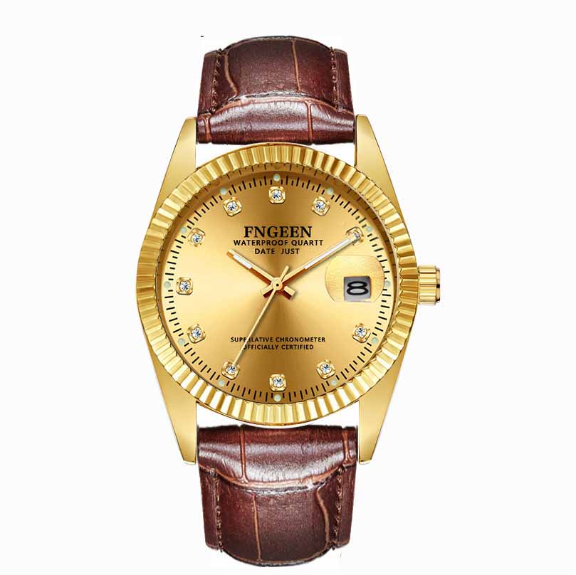Men's Waterproof Luminous Running Alarm Clock Watch